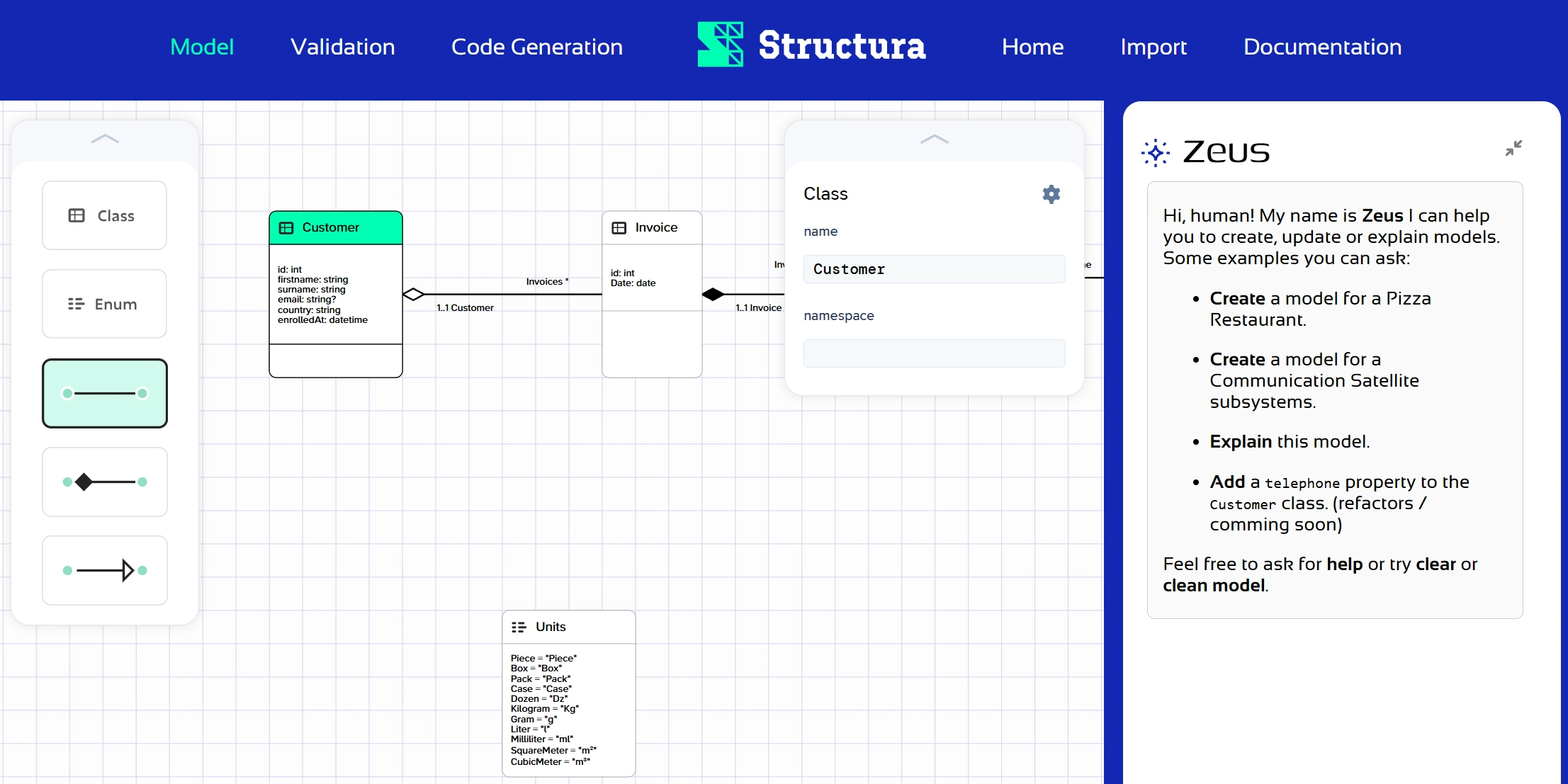 Editor gráfico de Structura